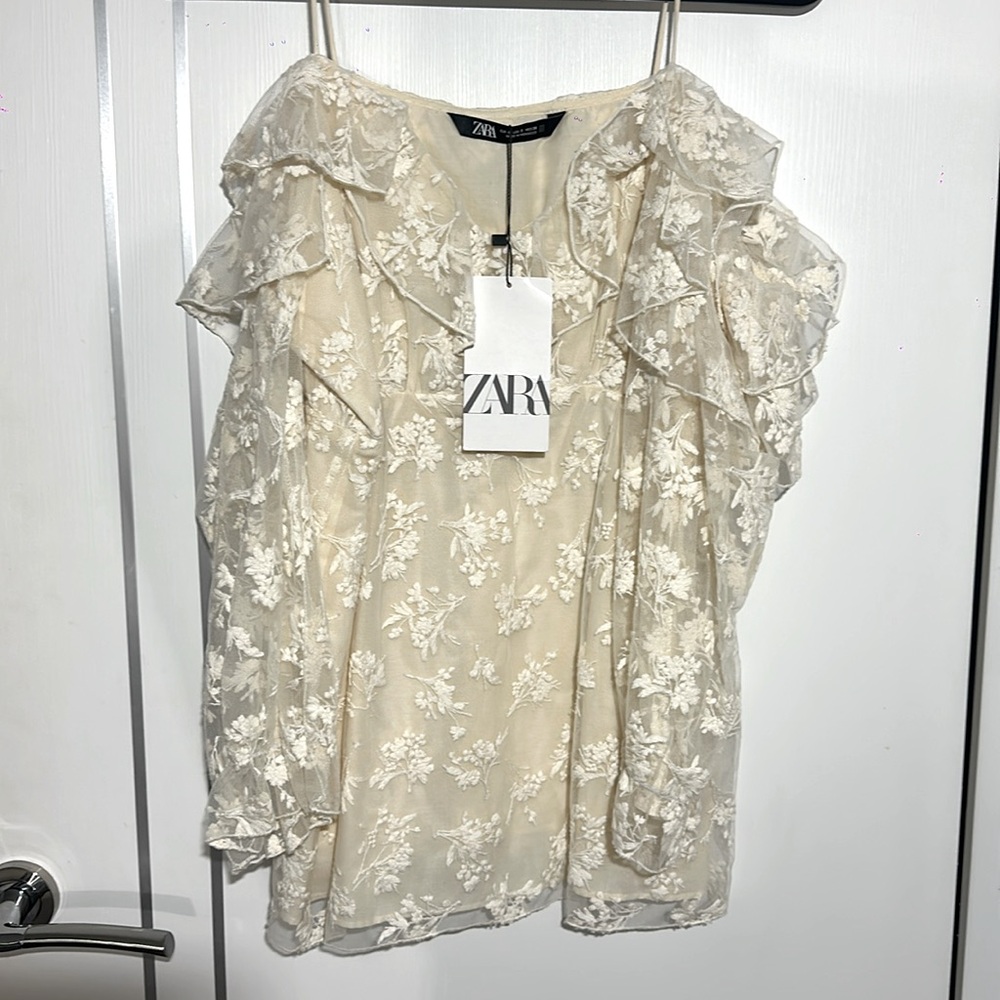 Zara Crème Tank top